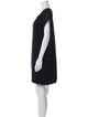 Ann Demeulemeester Bateau Neckline Mini Dress