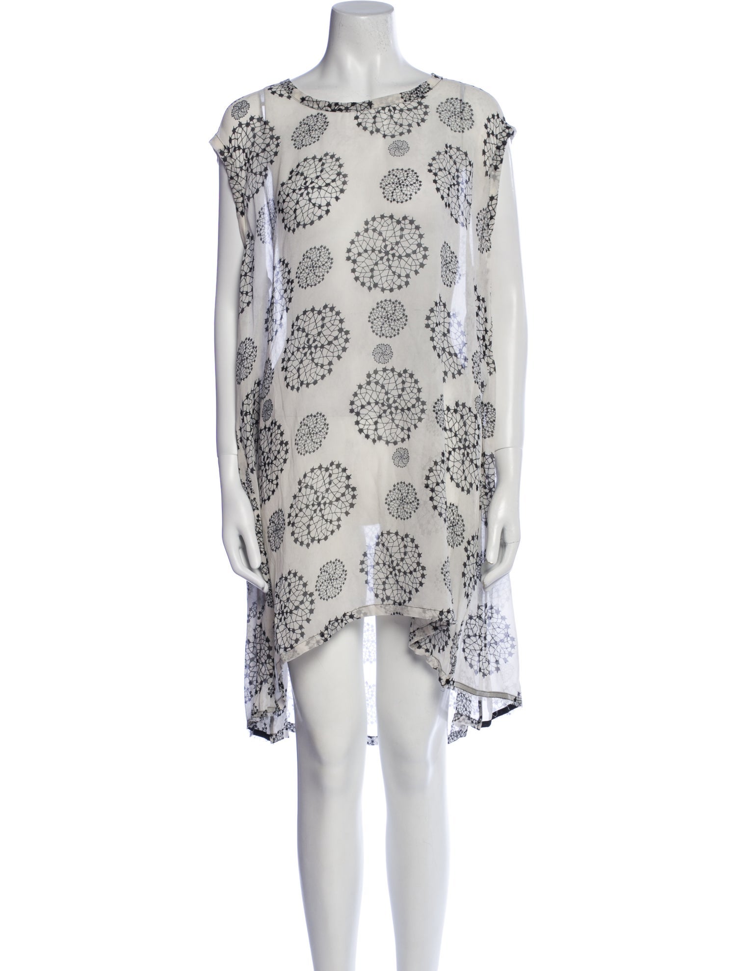 Ann Demeulemeester Silk Mini Dress