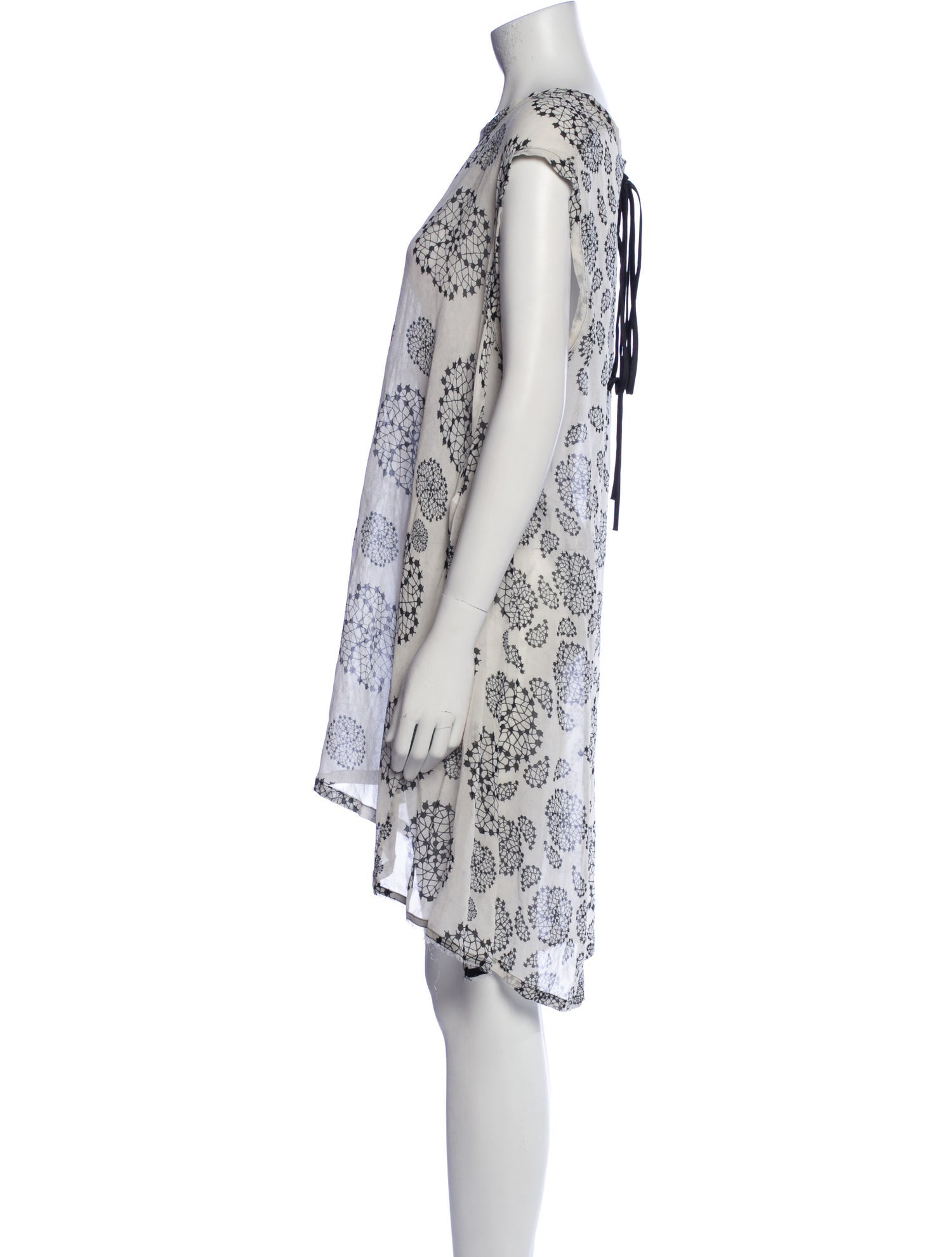 Ann Demeulemeester Silk Mini Dress