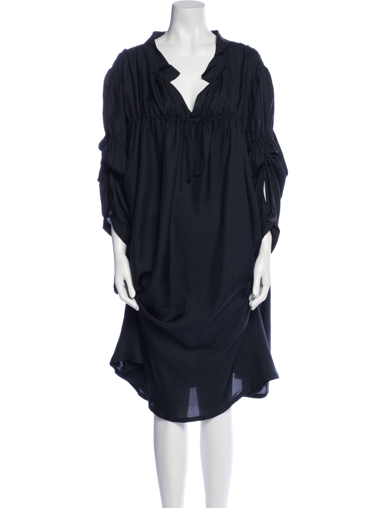 Ann Demeulemeester Silk Midi Length Dress