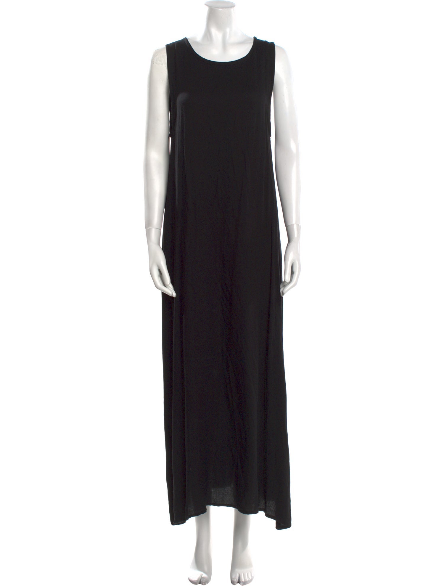 Ann Demeulemeester Scoop Neck Long Dress