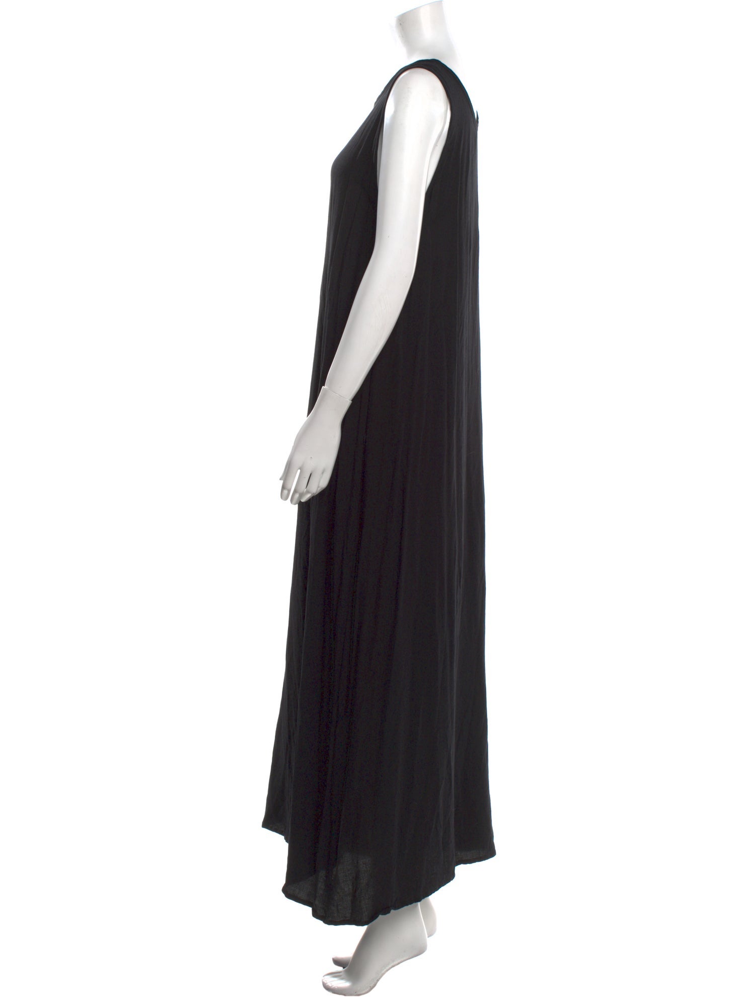 Ann Demeulemeester Scoop Neck Long Dress