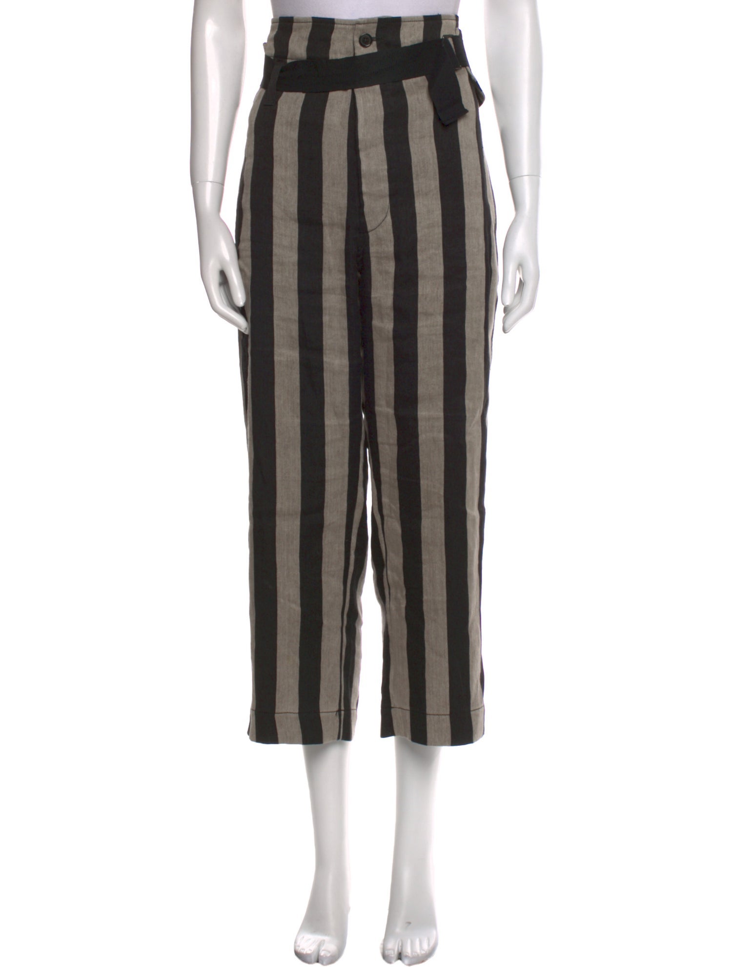 Ann Demeulemeester Linen Wide Leg Pants