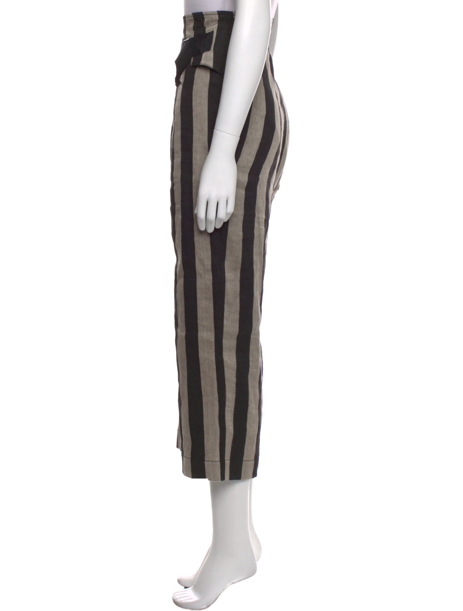 Ann Demeulemeester Linen Wide Leg Pants