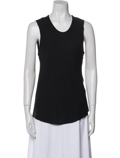 Ann Demeulemeester Silk Scoop Neck Top