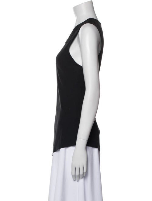 Ann Demeulemeester Silk Scoop Neck Top