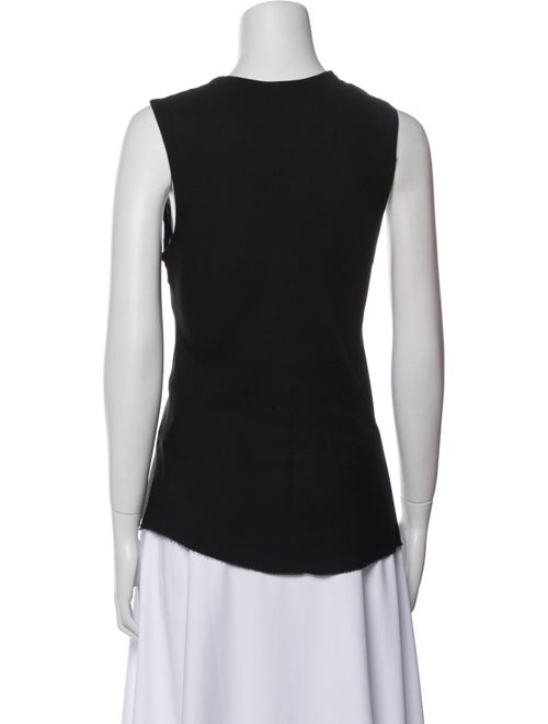 Ann Demeulemeester Silk Scoop Neck Top