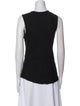 Ann Demeulemeester Silk Scoop Neck Top