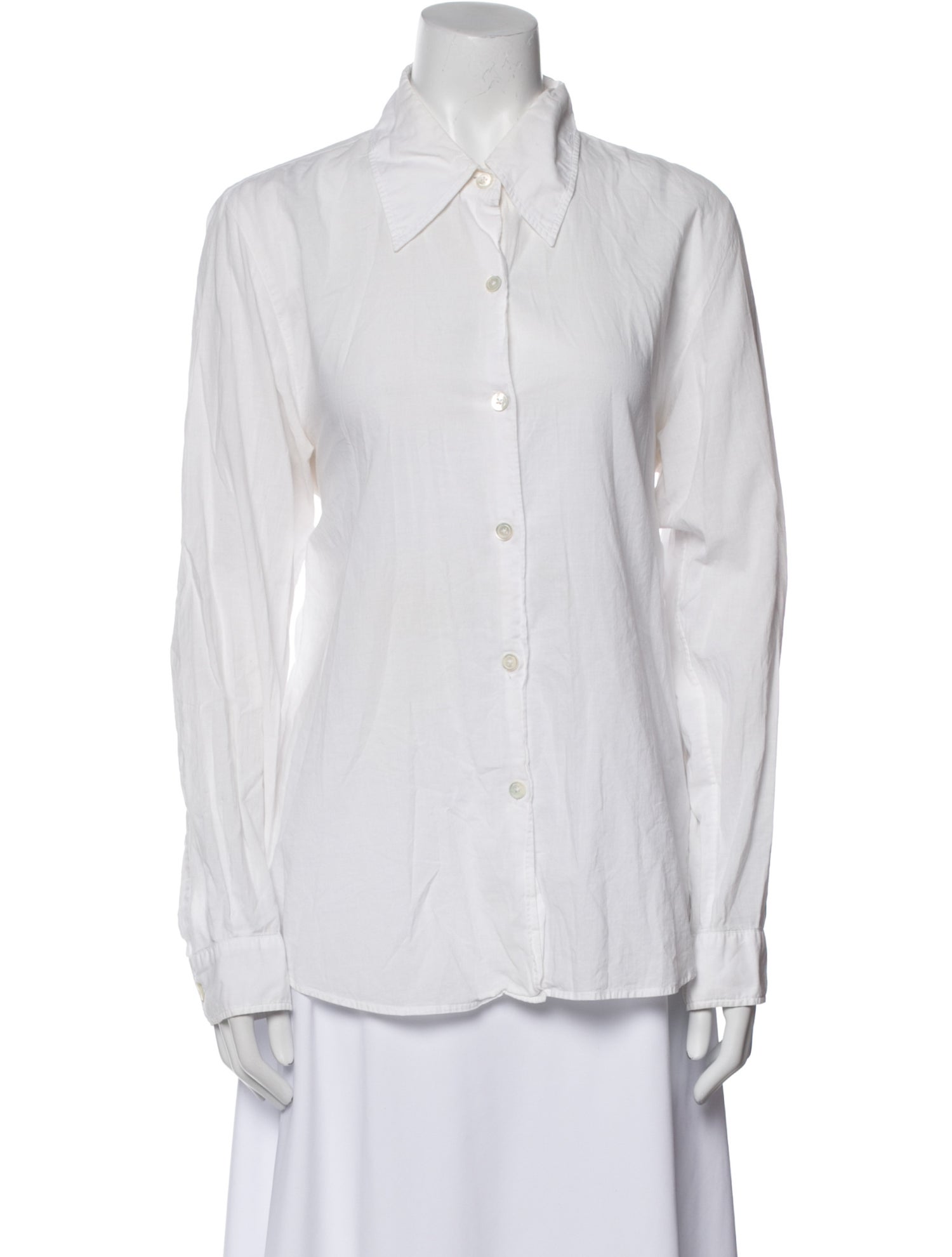 Ann Demeulemeester Long Sleeve Button-Up Top