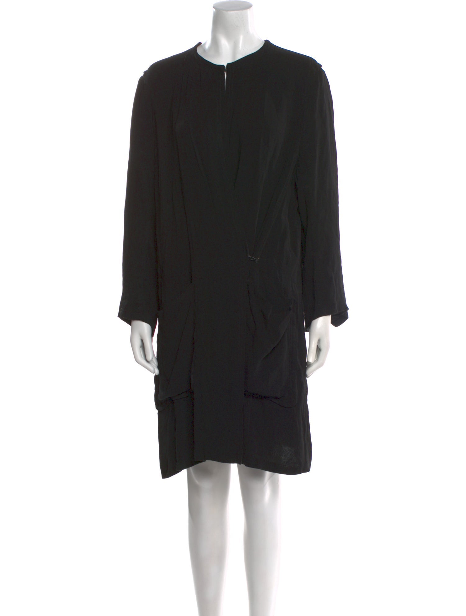 Ann Demeulemeester Crew Neck Mini Dress