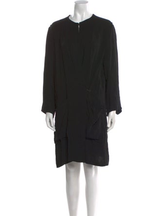 Ann Demeulemeester Crew Neck Mini Dress