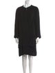 Ann Demeulemeester Crew Neck Mini Dress