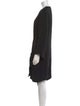 Ann Demeulemeester Crew Neck Mini Dress
