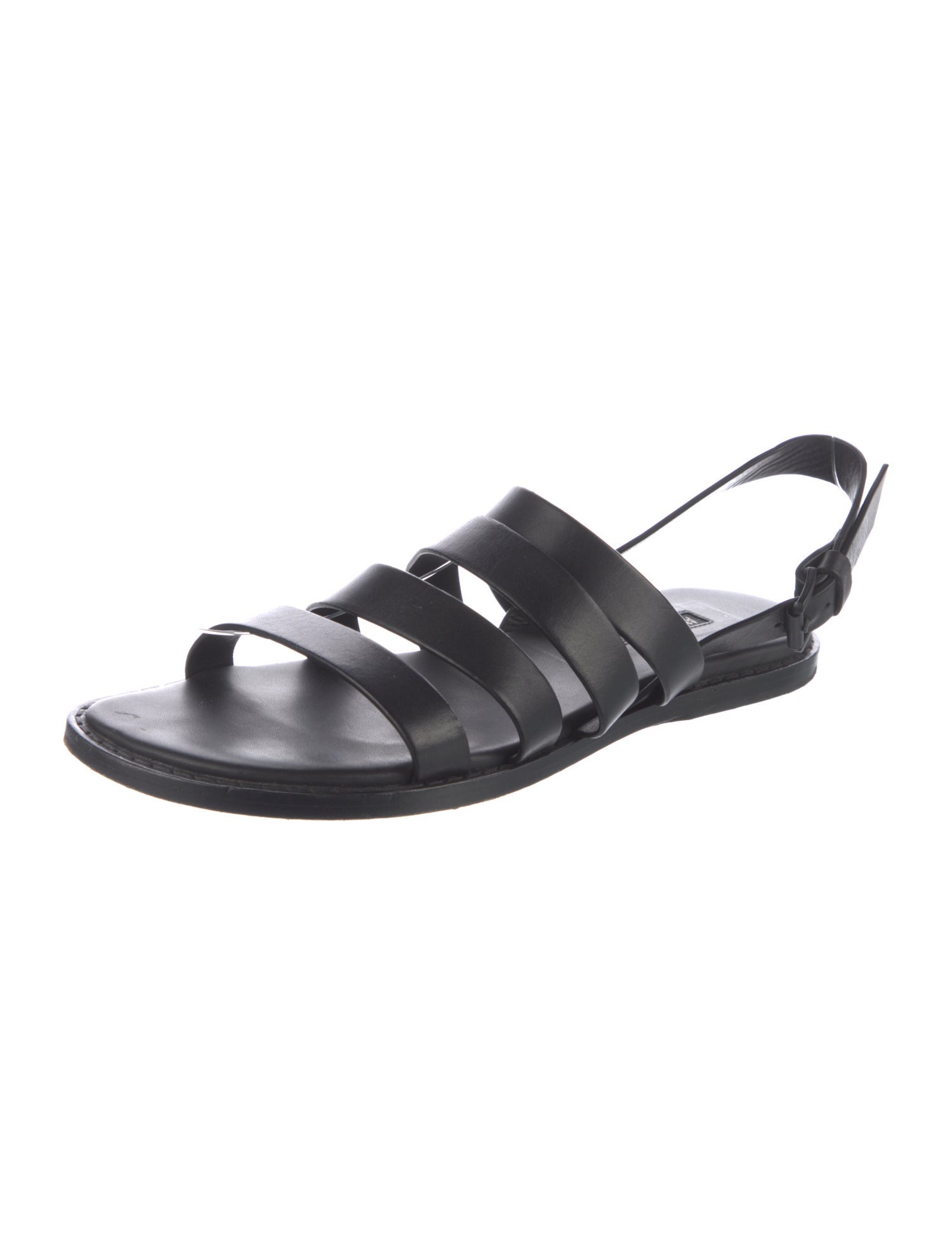 Ann Demeulemeester Leather Slingback Sandals