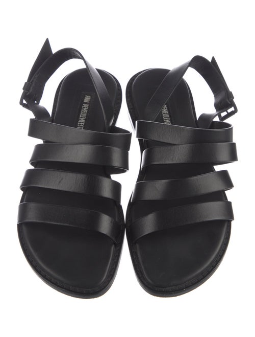 Ann Demeulemeester Leather Slingback Sandals