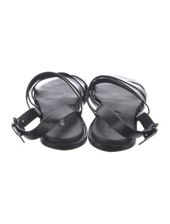 Ann Demeulemeester Leather Slingback Sandals