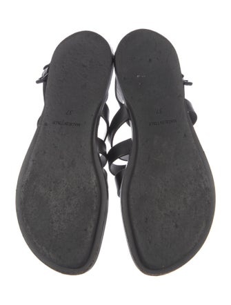 Ann Demeulemeester Leather Slingback Sandals
