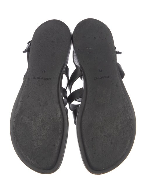 Ann Demeulemeester Leather Slingback Sandals