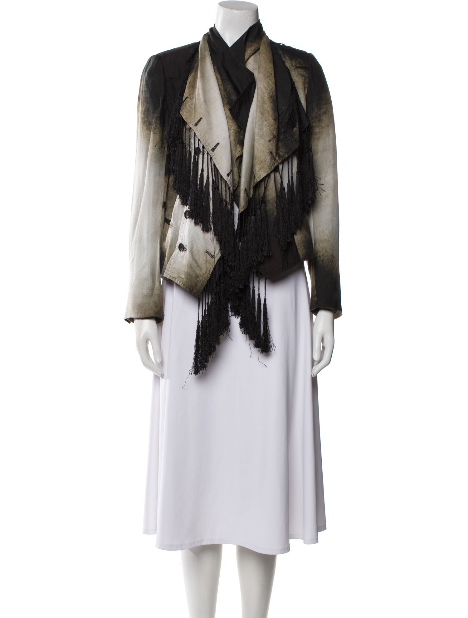 Ann Demeulemeester 2012 Printed Jacket