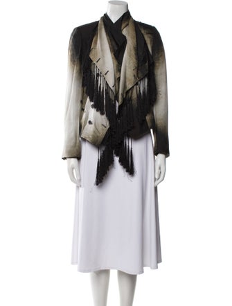 Ann Demeulemeester 2012 Printed Jacket