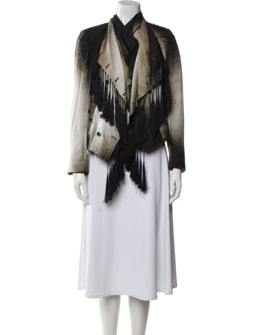 Ann Demeulemeester 2012 Printed Jacket