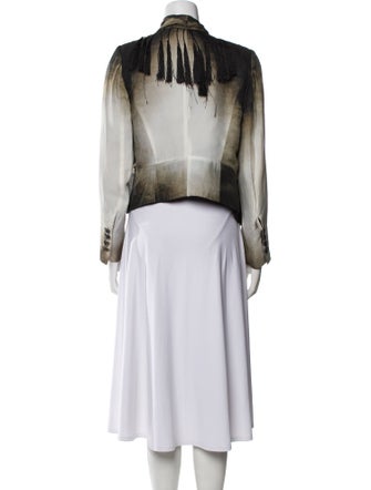 Ann Demeulemeester 2012 Printed Jacket