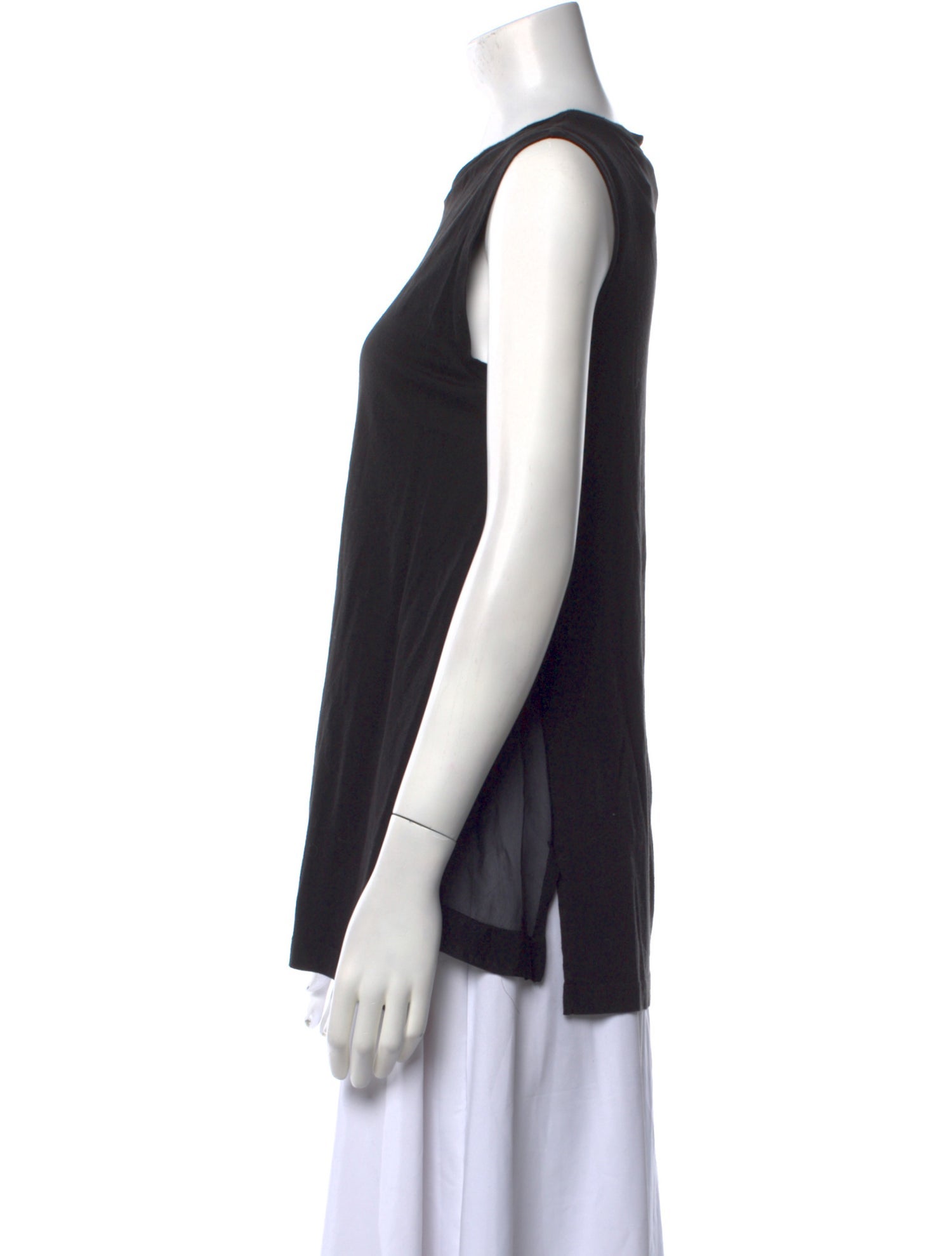 Ann Demeulemeester Crew Neck Sleeveless Top