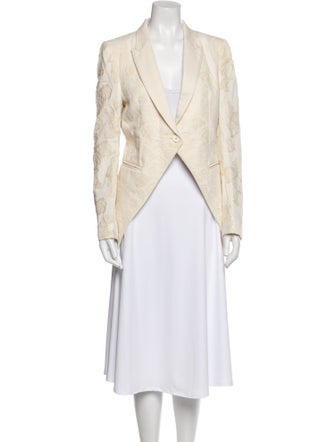 Ann Demeulemeester Floral Print Blazer