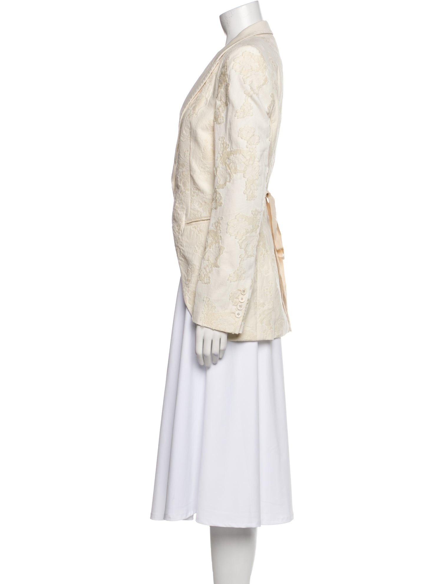 Ann Demeulemeester Floral Print Blazer