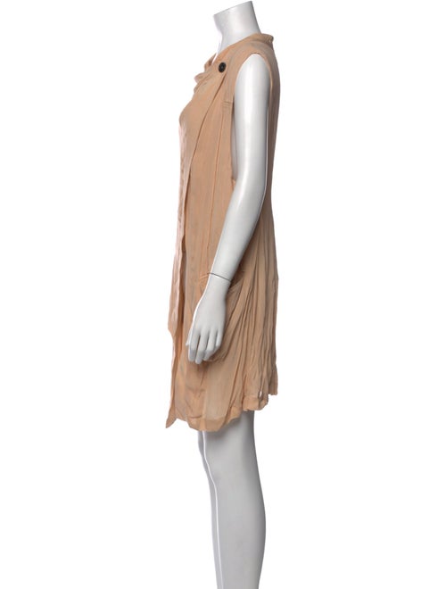 Ann Demeulemeester Cowl Neck Mini Dress