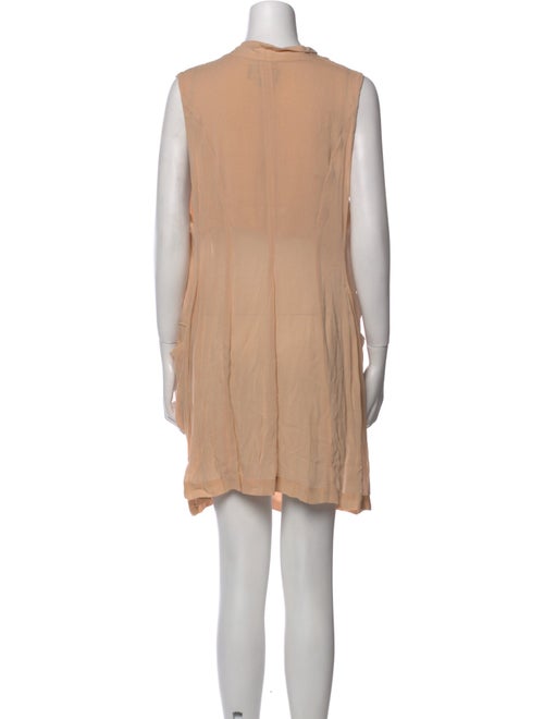 Ann Demeulemeester Cowl Neck Mini Dress