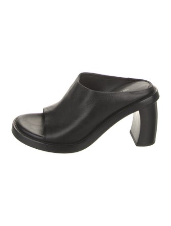 Ann Demeulemeester Leather Slides