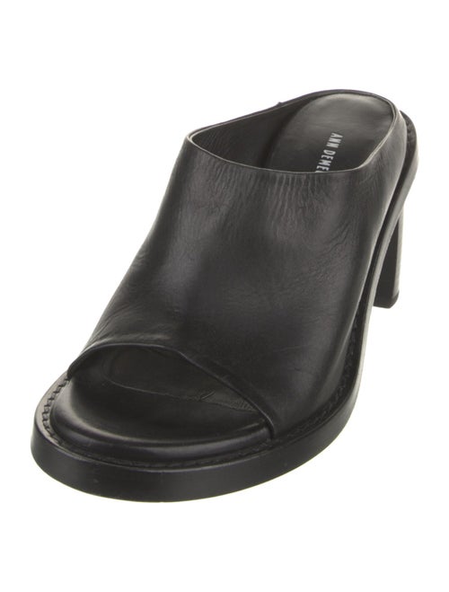 Ann Demeulemeester Leather Slides