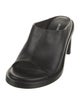 Ann Demeulemeester Leather Slides