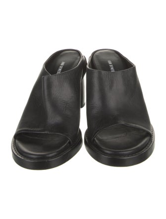 Ann Demeulemeester Leather Slides