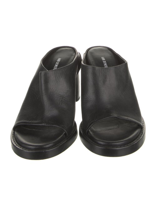 Ann Demeulemeester Leather Slides
