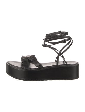 Ann Demeulemeester Leather Gladiator Sandals