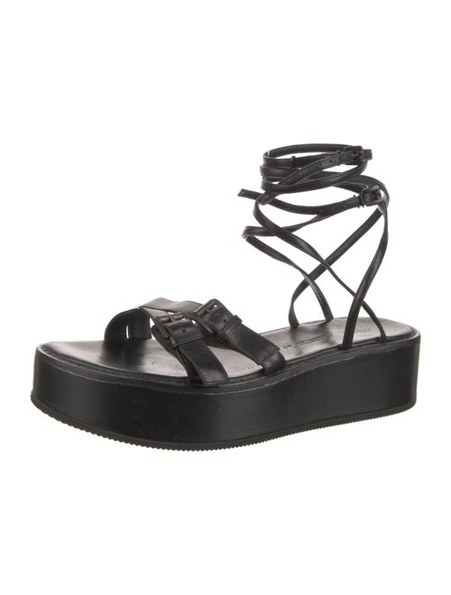 Ann Demeulemeester Leather Gladiator Sandals