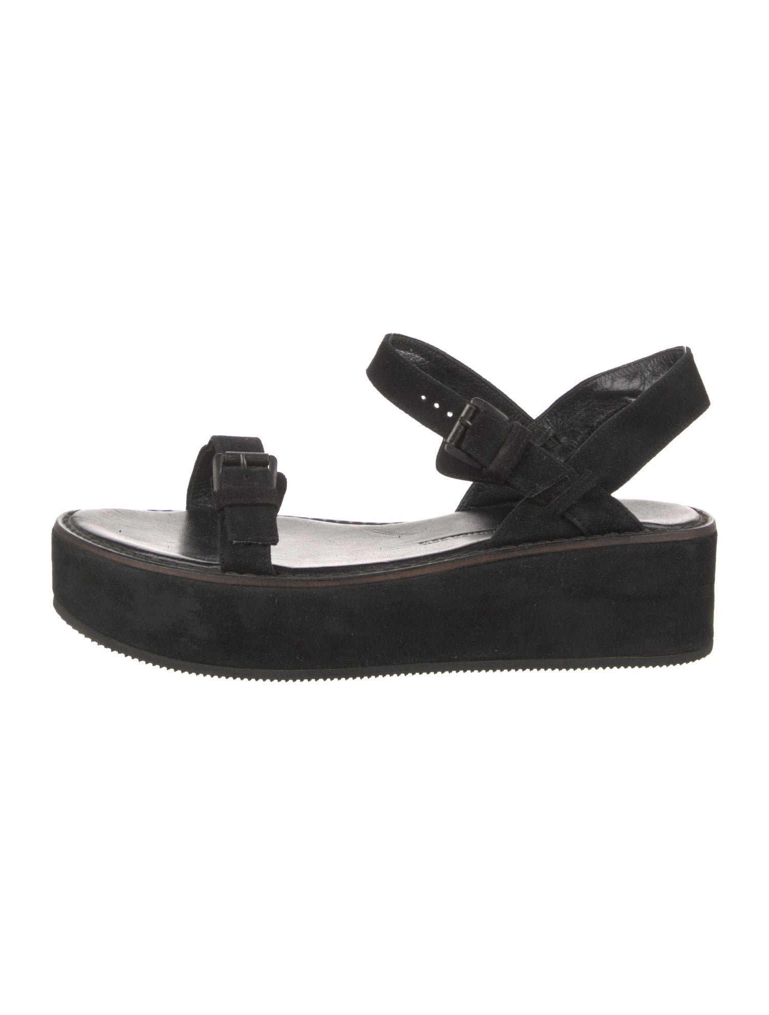 Ann Demeulemeester Suede Slingback Sandals
