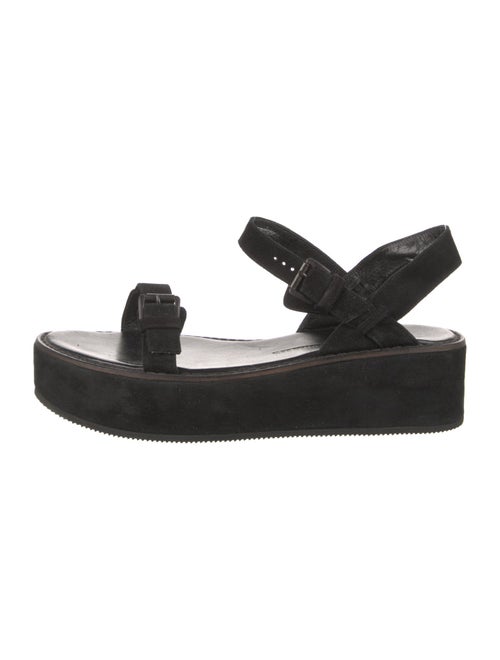 Ann Demeulemeester Suede Slingback Sandals