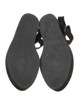 Ann Demeulemeester Suede Slingback Sandals