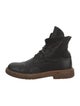 Ann Demeulemeester Leather Lace-Up Boots