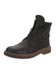 Ann Demeulemeester Leather Lace-Up Boots