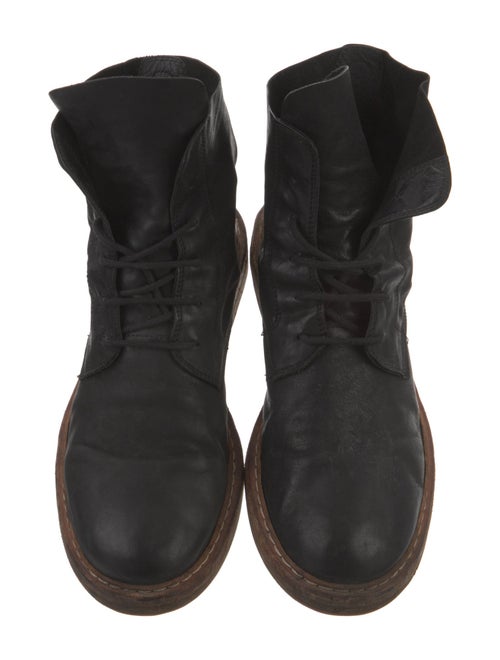 Ann Demeulemeester Leather Lace-Up Boots
