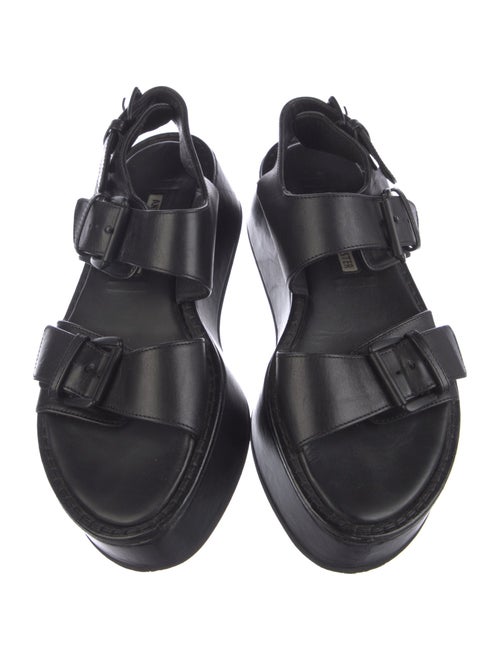 Ann Demeulemeester Leather Slingback Sandals