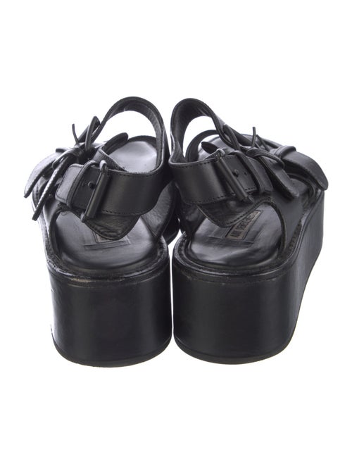 Ann Demeulemeester Leather Slingback Sandals