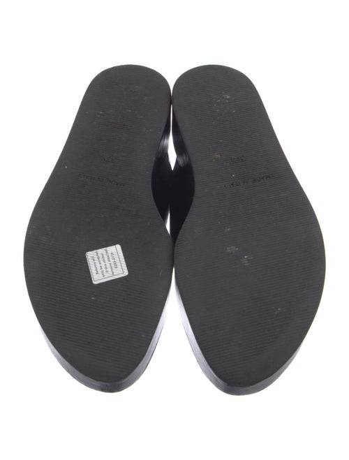 Ann Demeulemeester Leather Slingback Sandals