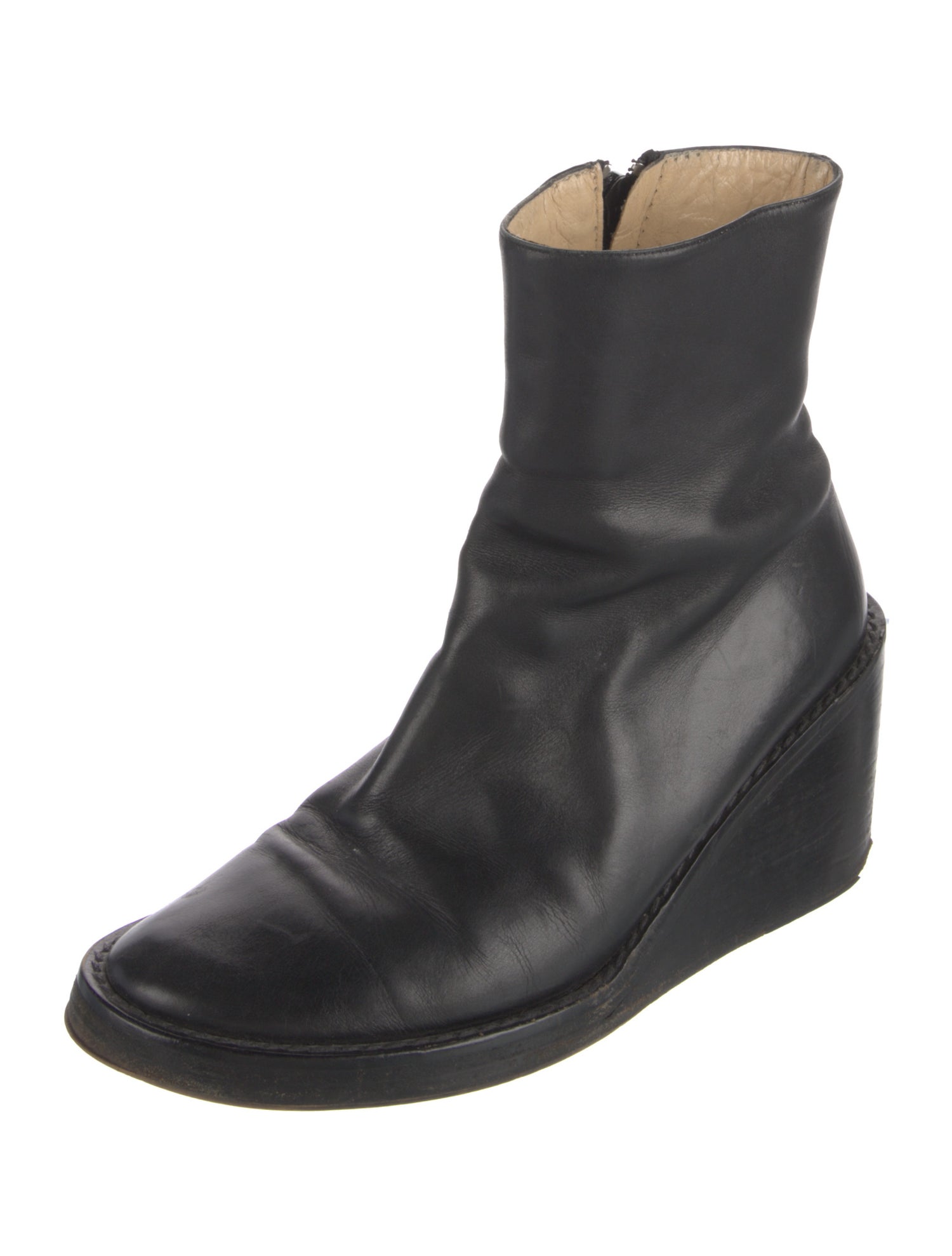 Ann Demeulemeester Leather Boots