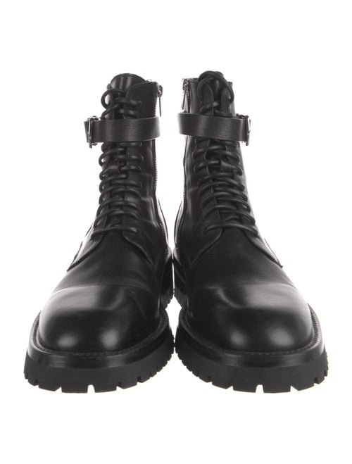 Ann Demeulemeester Leather Combat Boots