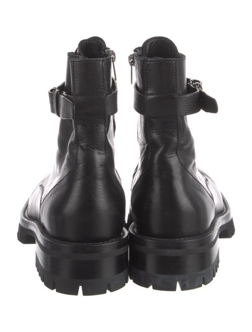 Ann Demeulemeester Leather Combat Boots